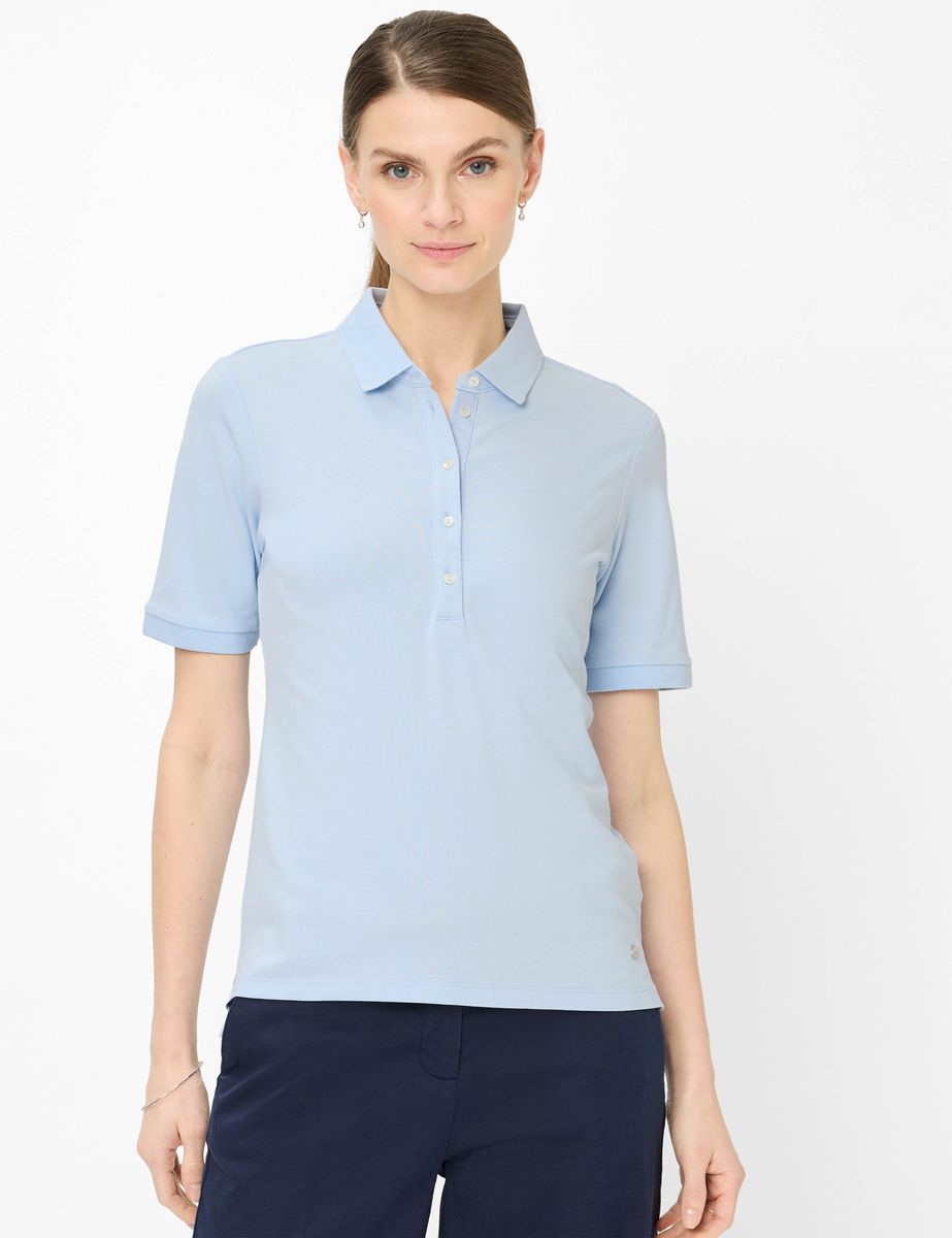 Klassisches Damen Poloshirt aus Baumwollmischung