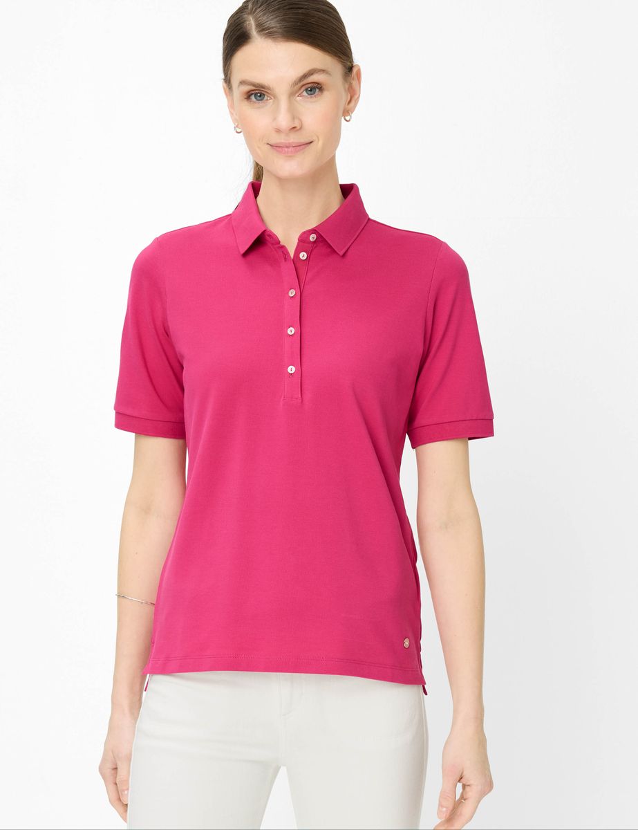 Klassisches Piqué Baumwollmischung Poloshirt