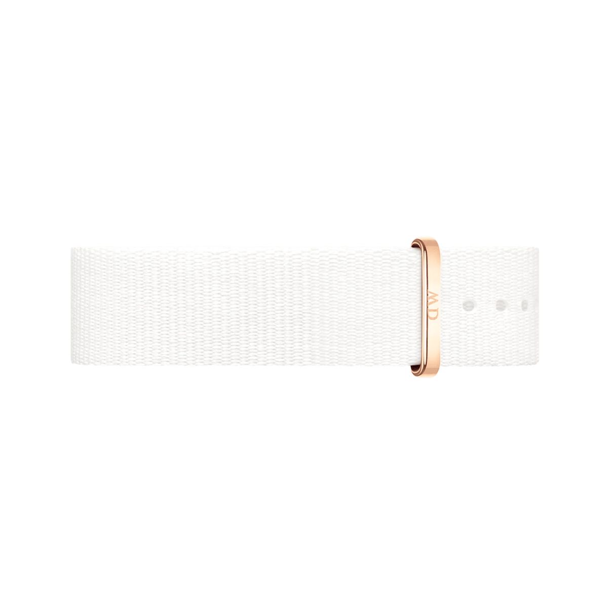 Klassisches gewebtes Uhrenarmband Roségold Schnalle