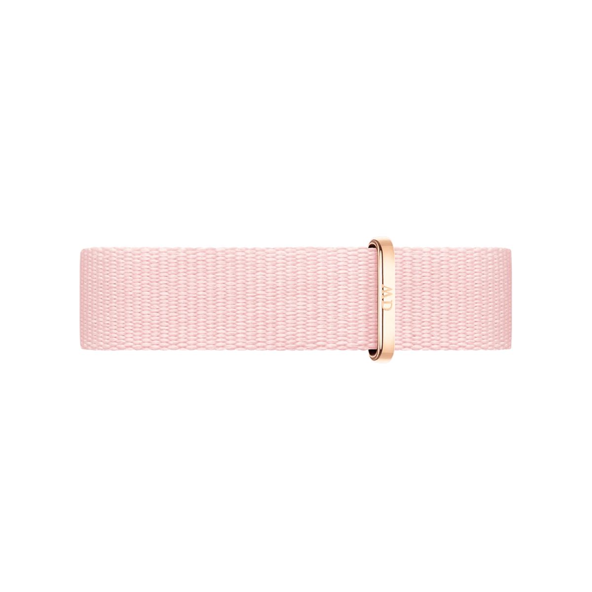 Roséfarbenes gewebtes Uhrenarmband