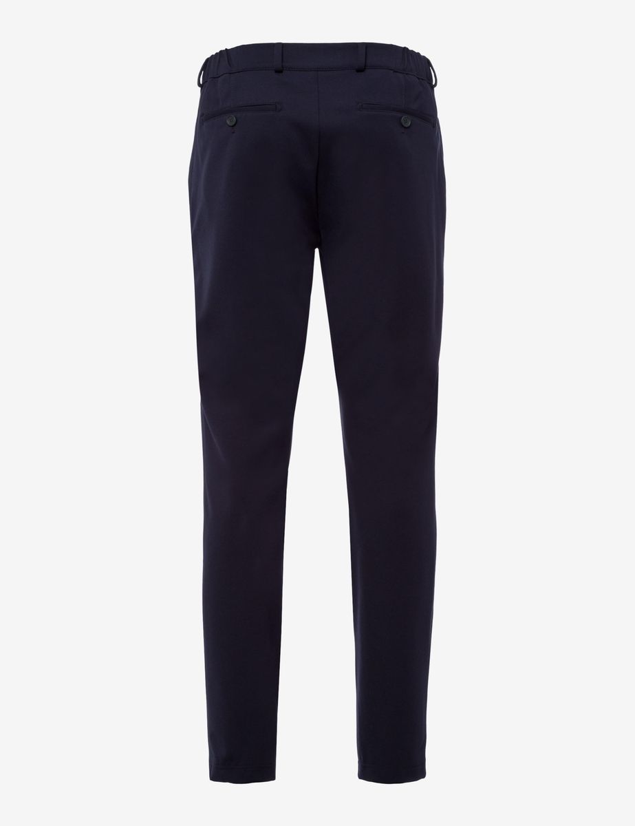 Herren Marineblaue Flatfront Hose