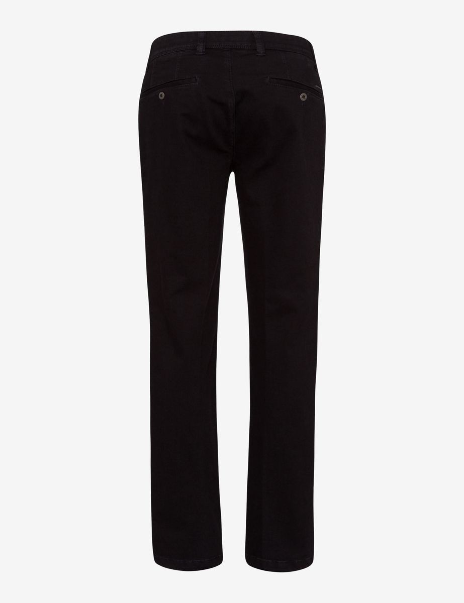 Herren Regular Fit Schwarze Chinos