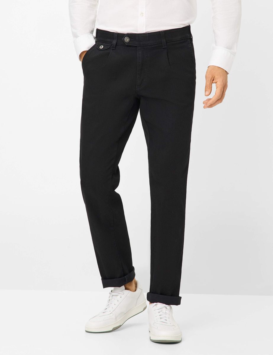 Herren Bundfaltenhose Regular Fit