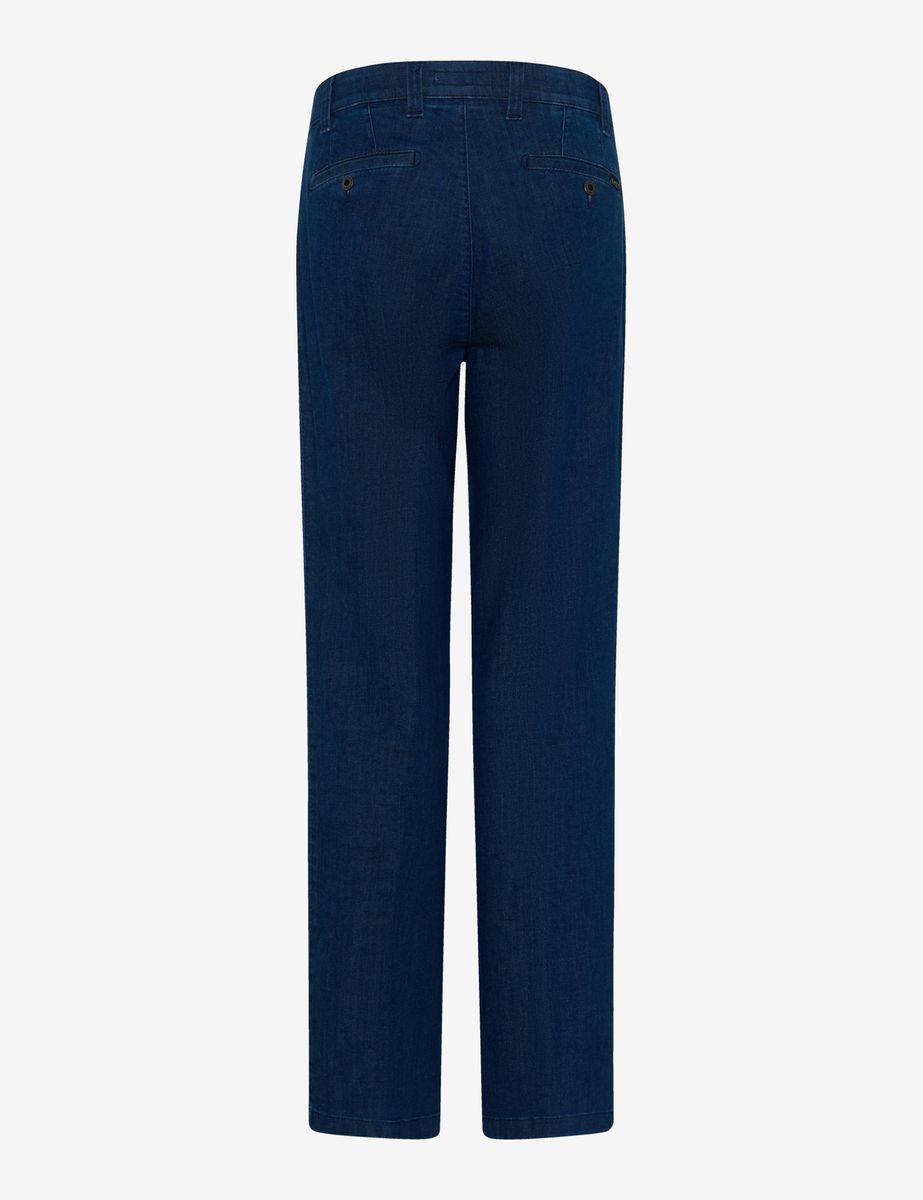 Herren Denim Stoffhose mit Bundfalten