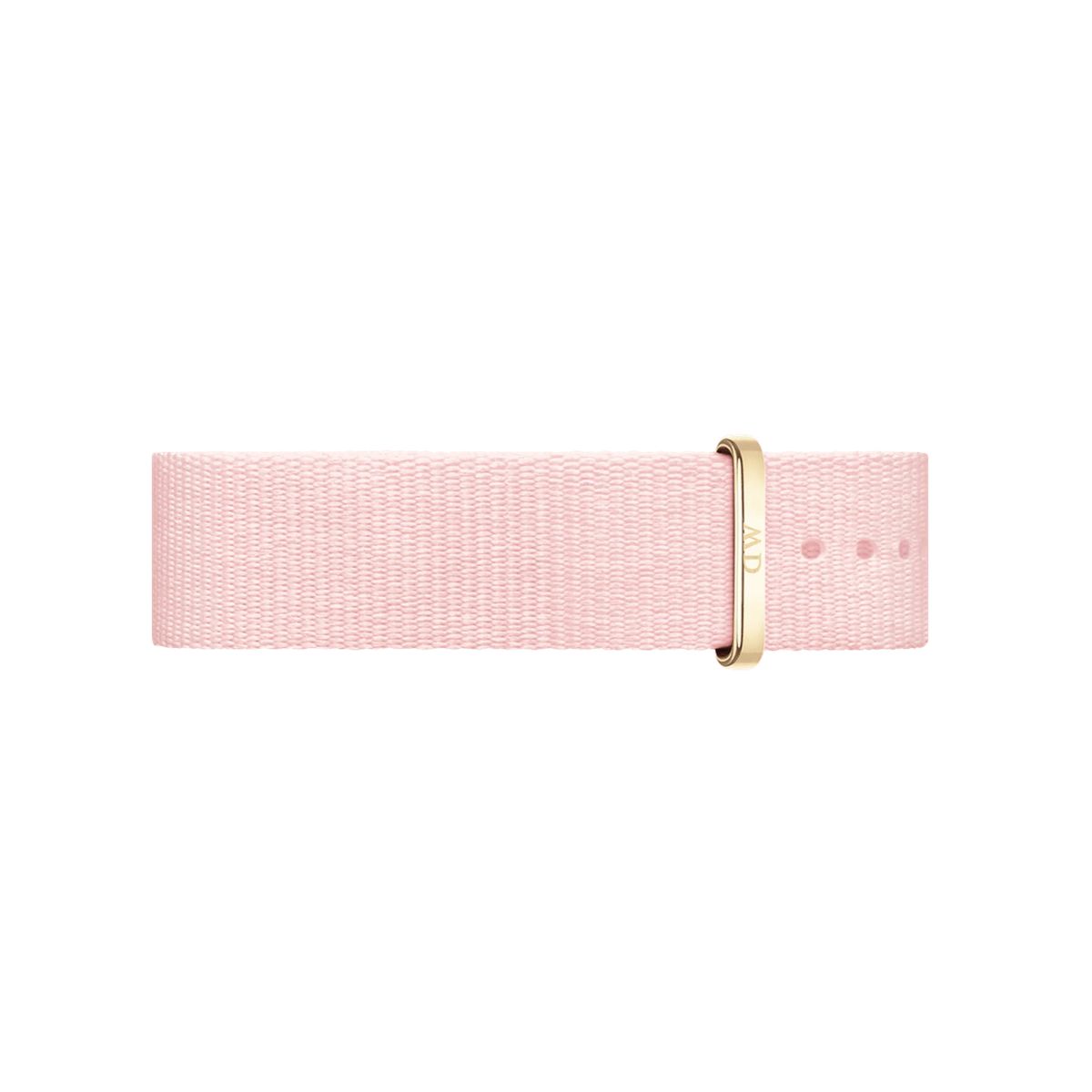 Rosewater Nylon Uhrenarmband mit Gold