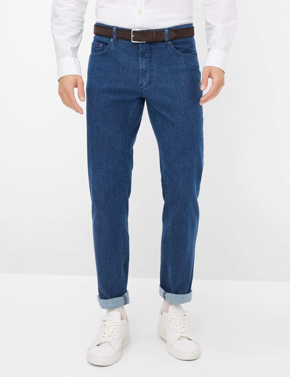 Herren Regular Fit Jeanshose aus Denim