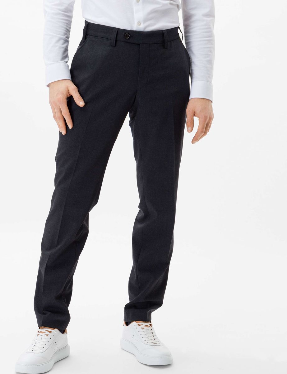 Herren Regular Fit Flatfront Hose