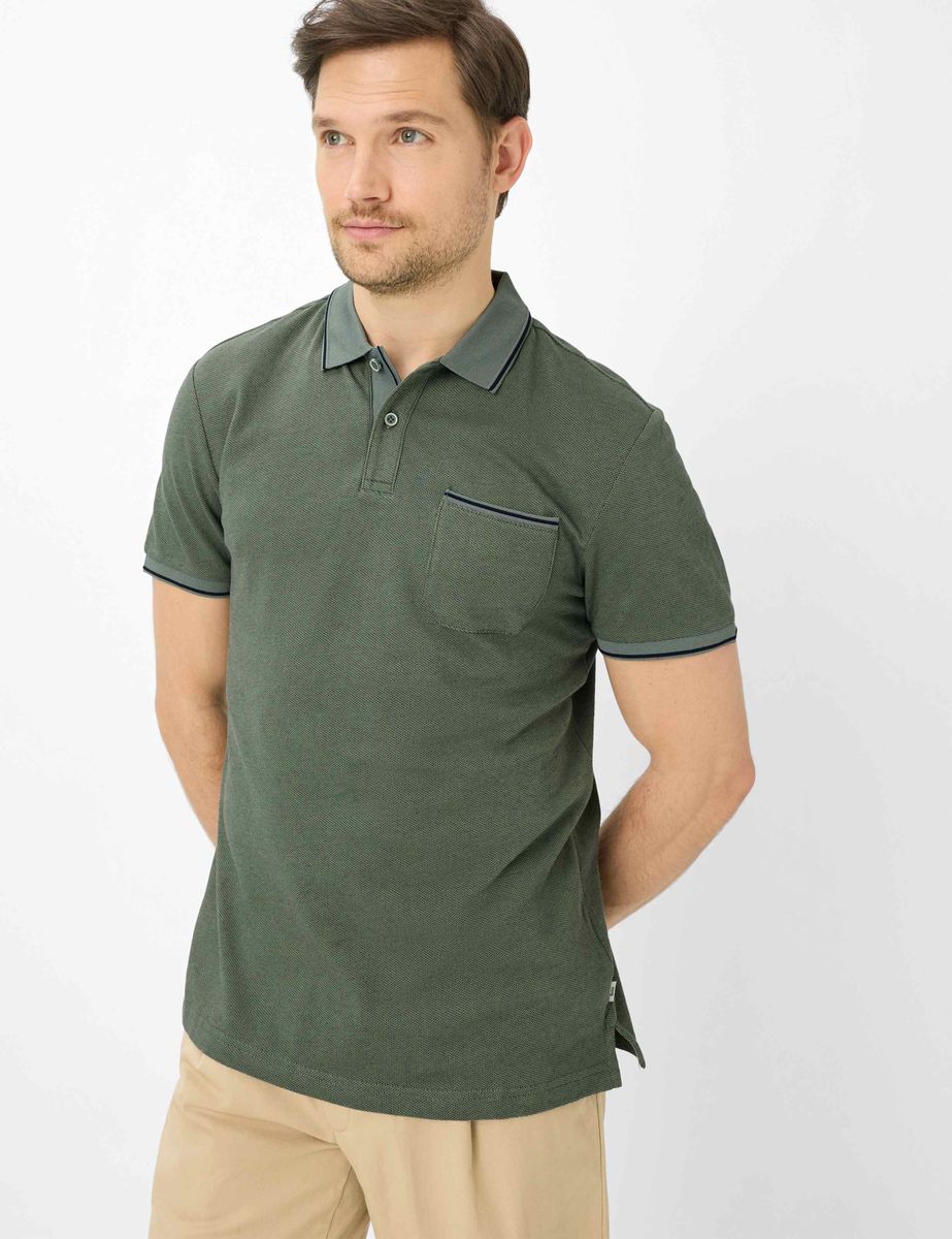 Herren Kurzarm Piqué Polohemd