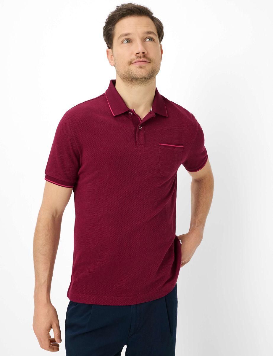 Herren Klassisches Piqué-Poloshirt
