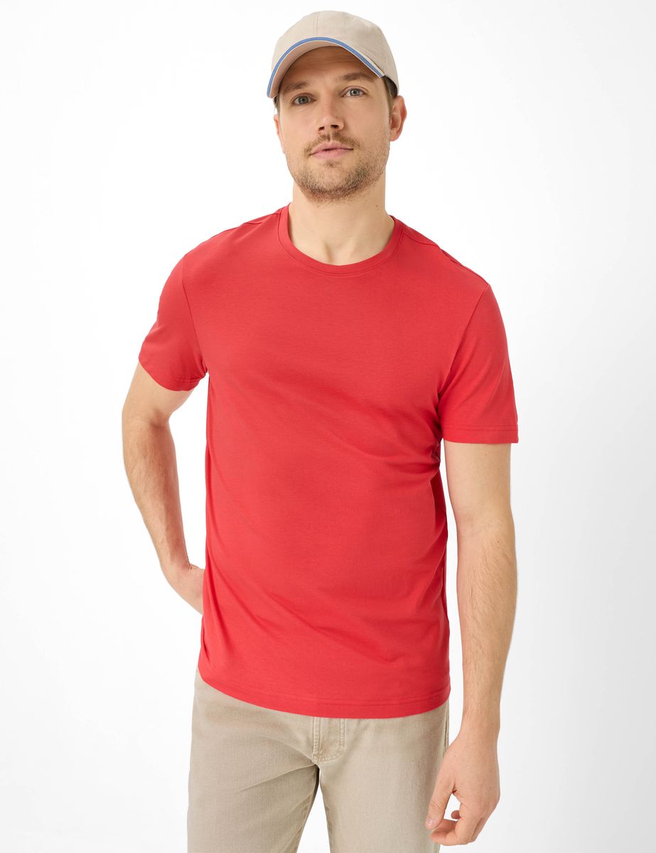 Klassisches T-Shirt mit Rundhalsausschnitt