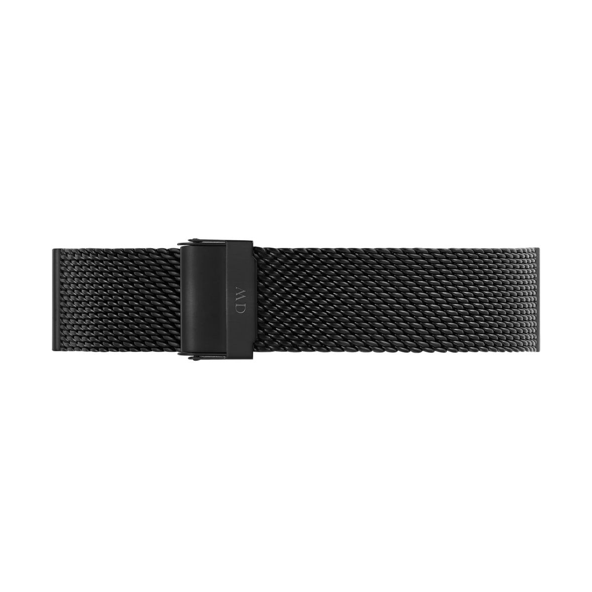 Schwarzes Edelstahl-Mesh-Uhrenarmband