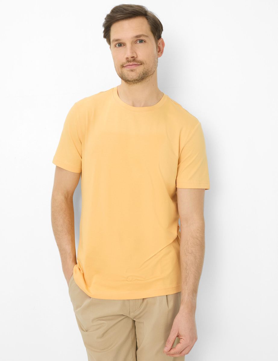 Klassisches Baumwoll T-Shirt mit Rundhalsausschnitt