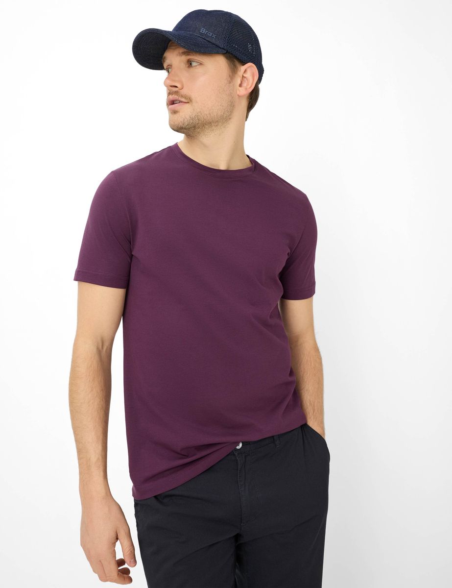 Klassisches Rundhals Kurzarm T-Shirt