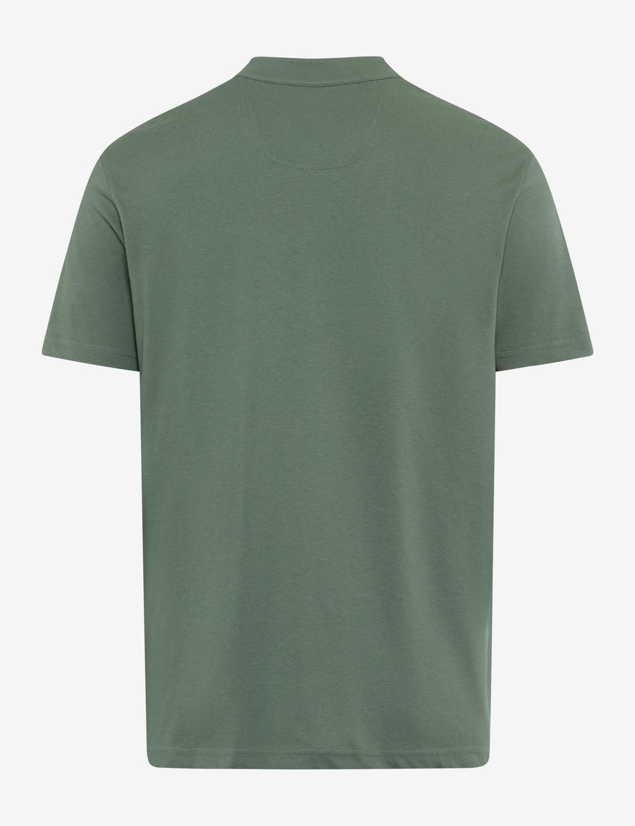 Herren Kurzarm Henley Shirt