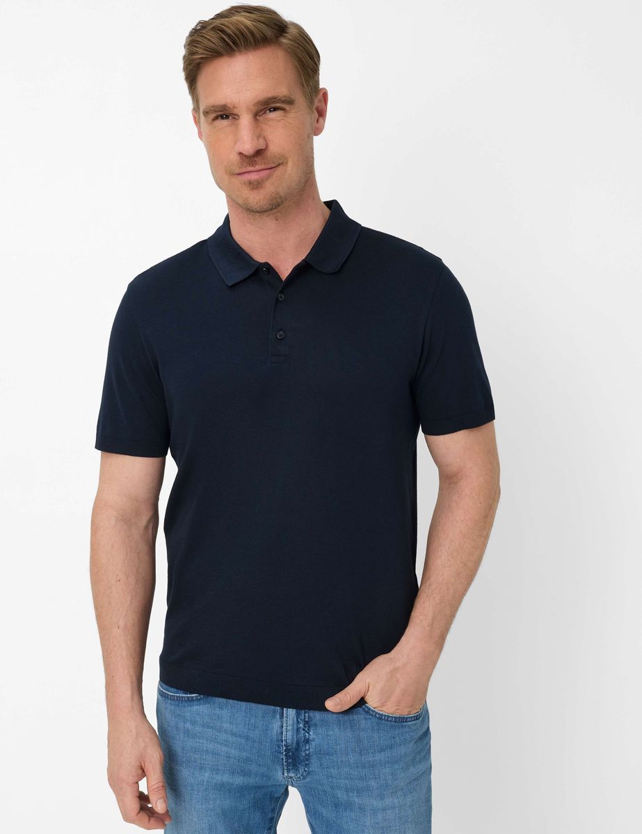 Klassisches Poloshirt aus Baumwollmischung