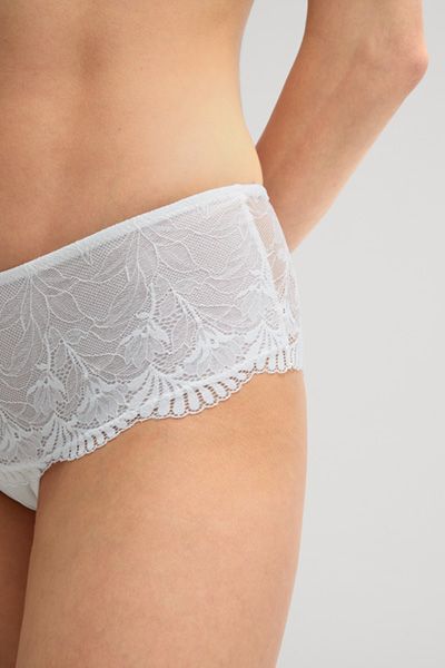 Hipster Beautiful Offwhite Spitzen-Slips mit Blumendesign