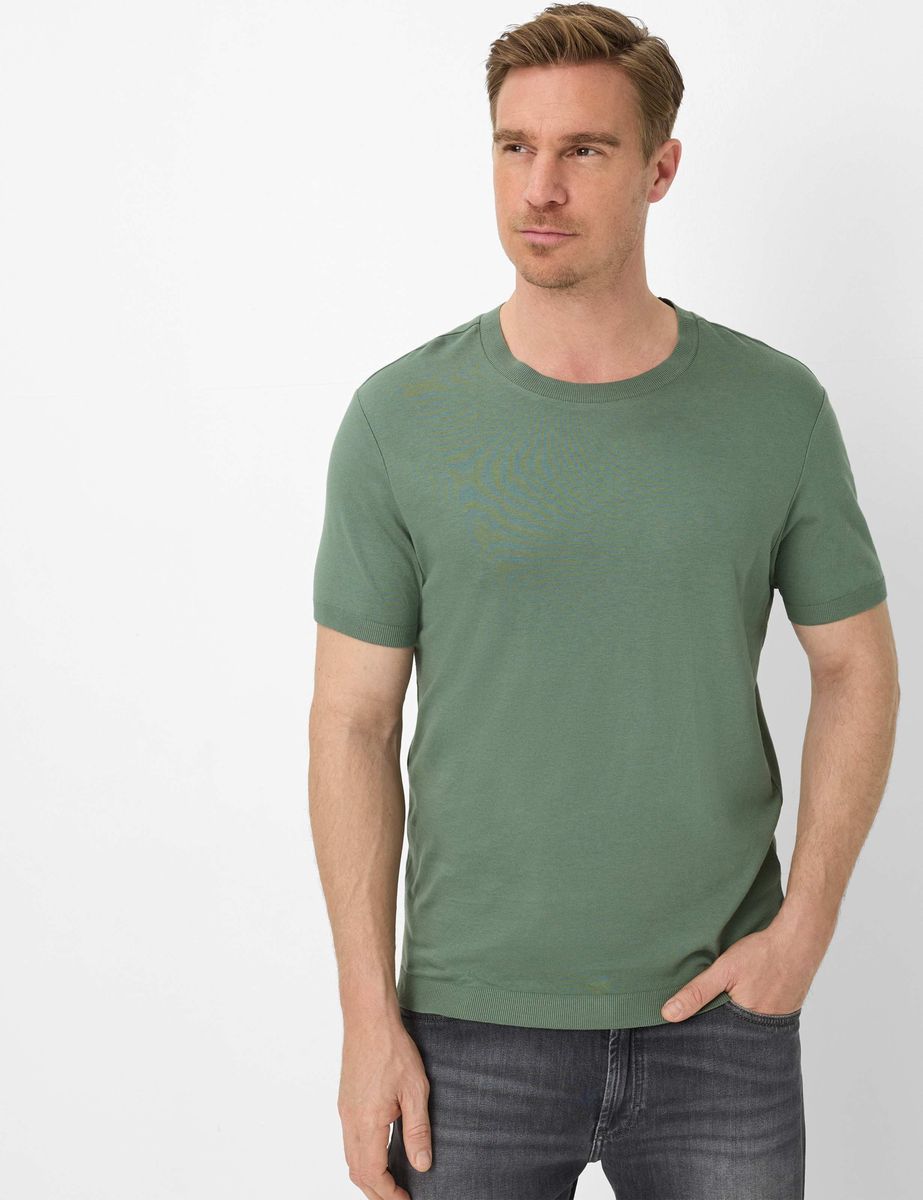 Herren Strick Jersey T-Shirt