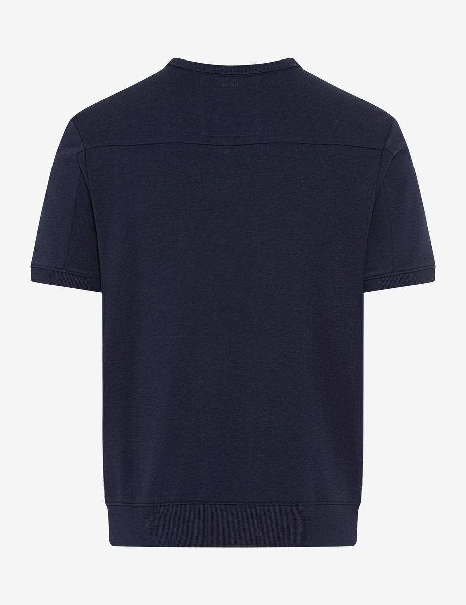 Marineblaues Herren-Sweatshirt mit Tasche