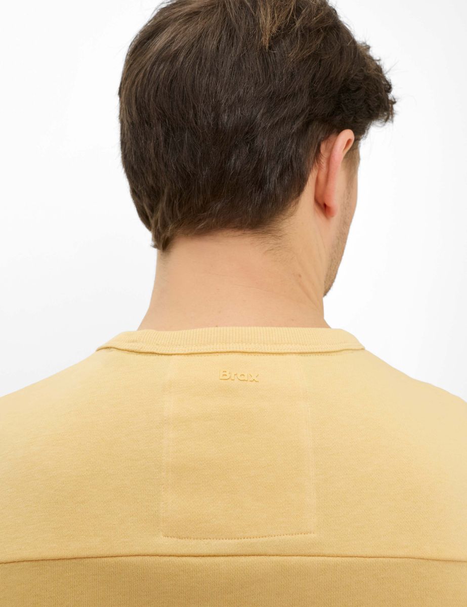 Herren Kurzarm-Sweatshirt mit Tasche