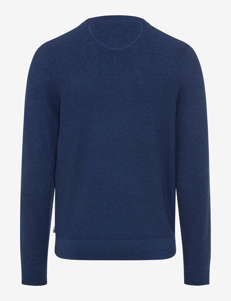 Herren Strickpullover aus Leinen-Baumwollmischung