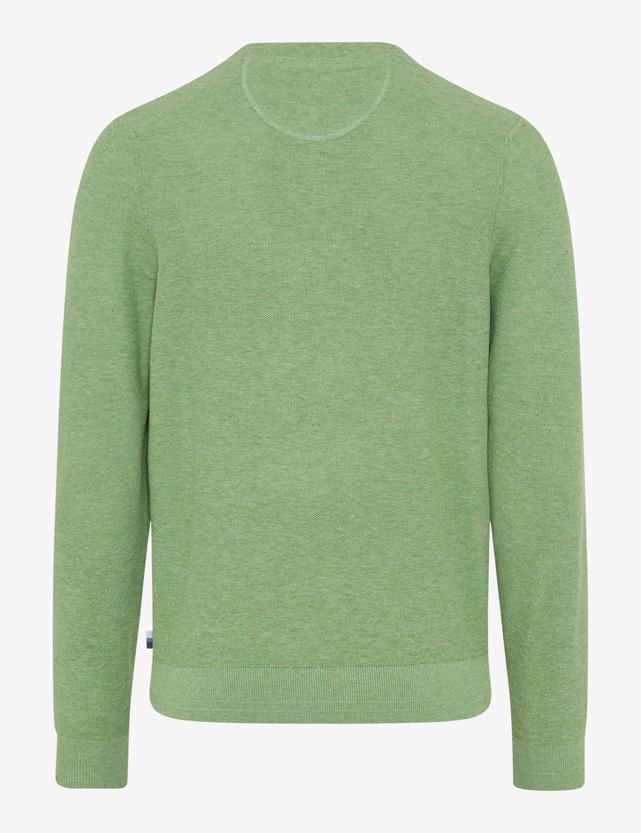 Herren Strickpullover aus Leinen-Baumwollmischung