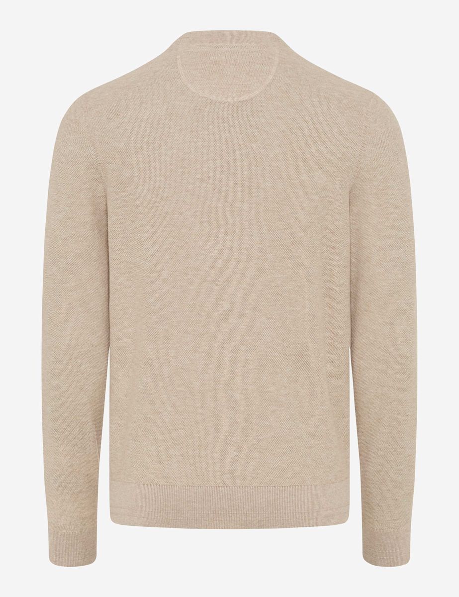 Herren Strickpullover aus Leinen-Baumwollmischung