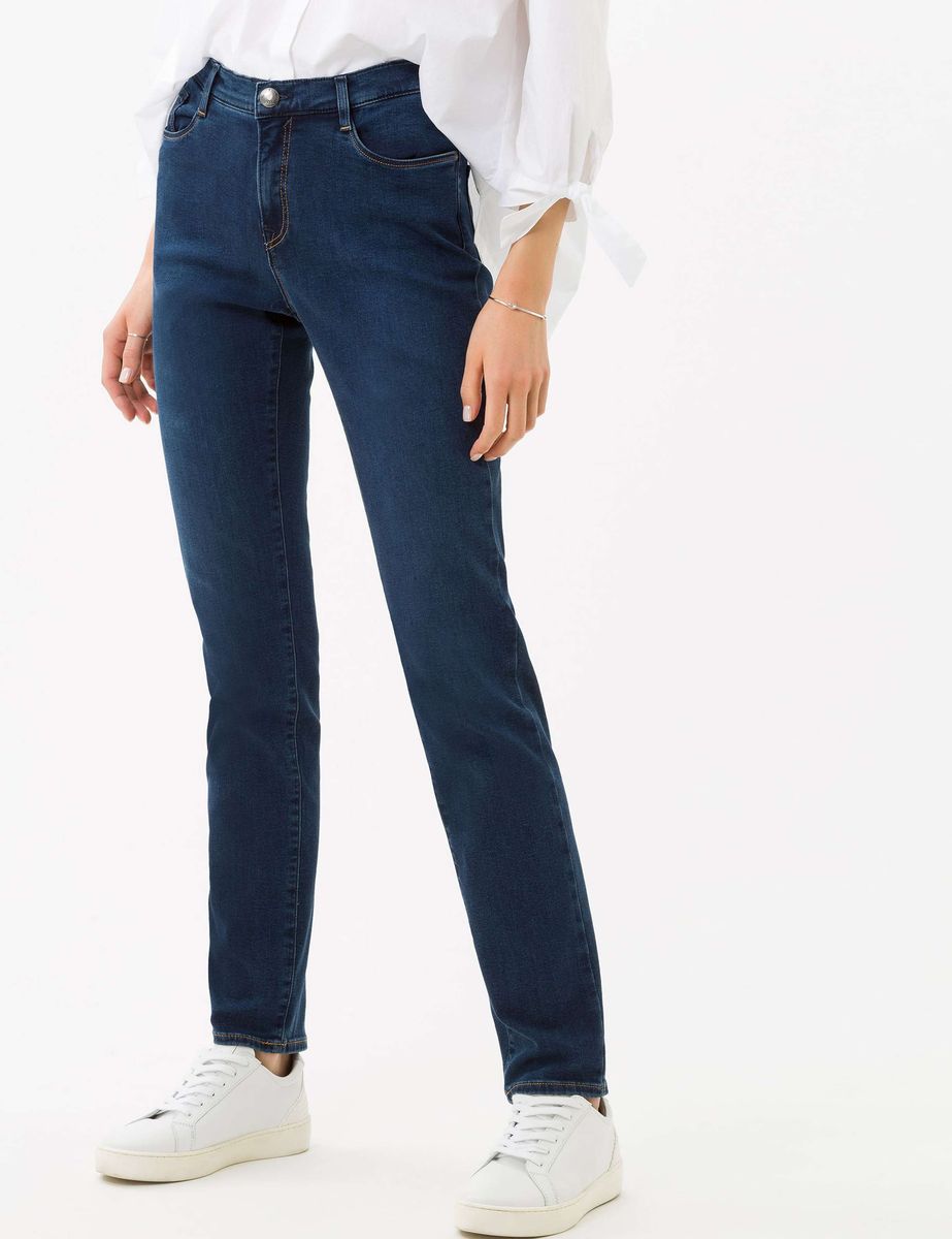 Dunkelwaschige Regular Fit Jeans