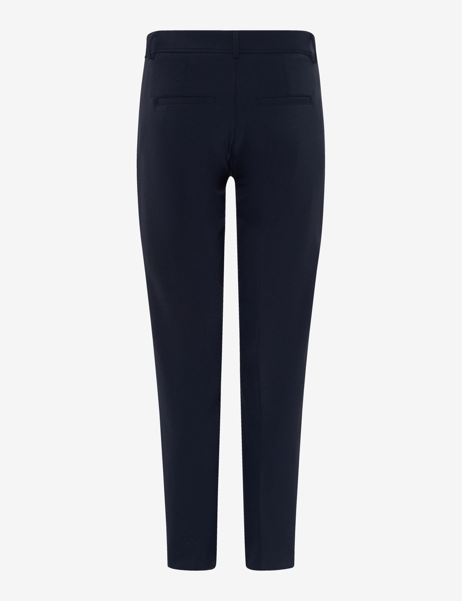 Damen Marineblaue Chino Hose in regulärer Passform