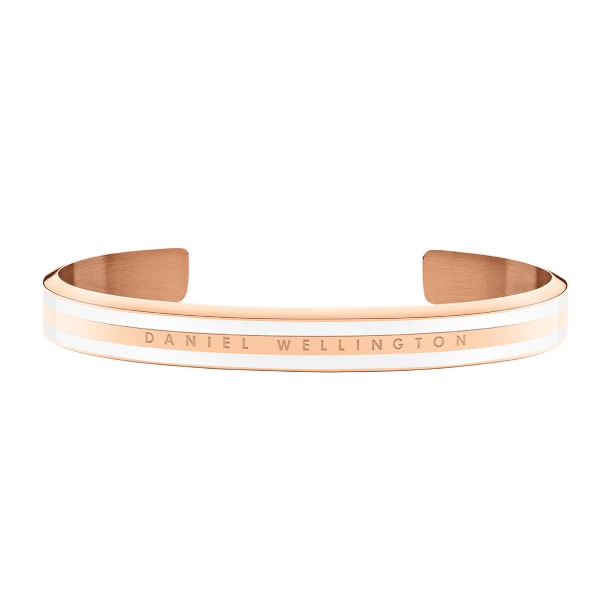 Roségold & Weißes Schmale Armband