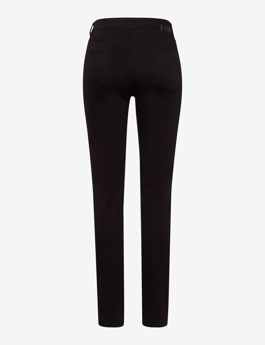 Klassische schwarze Regular Fit Jeans