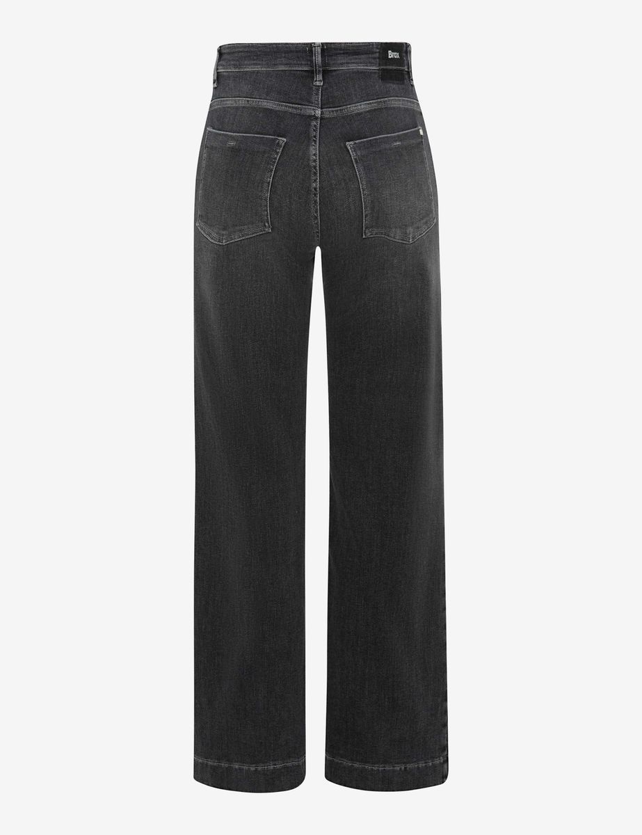 Weit geschnittene Jeanshose aus Denim