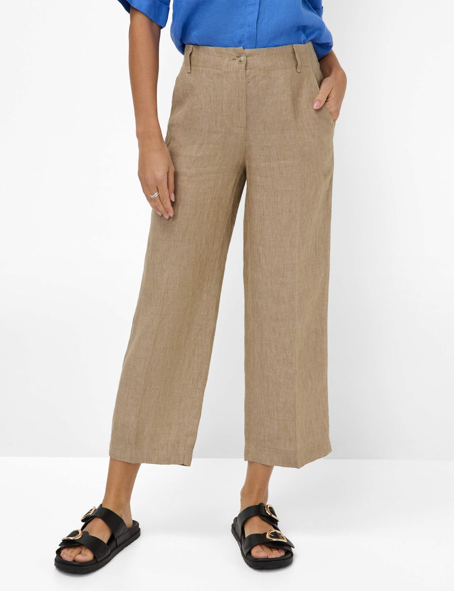 Weite Leinen Culottes