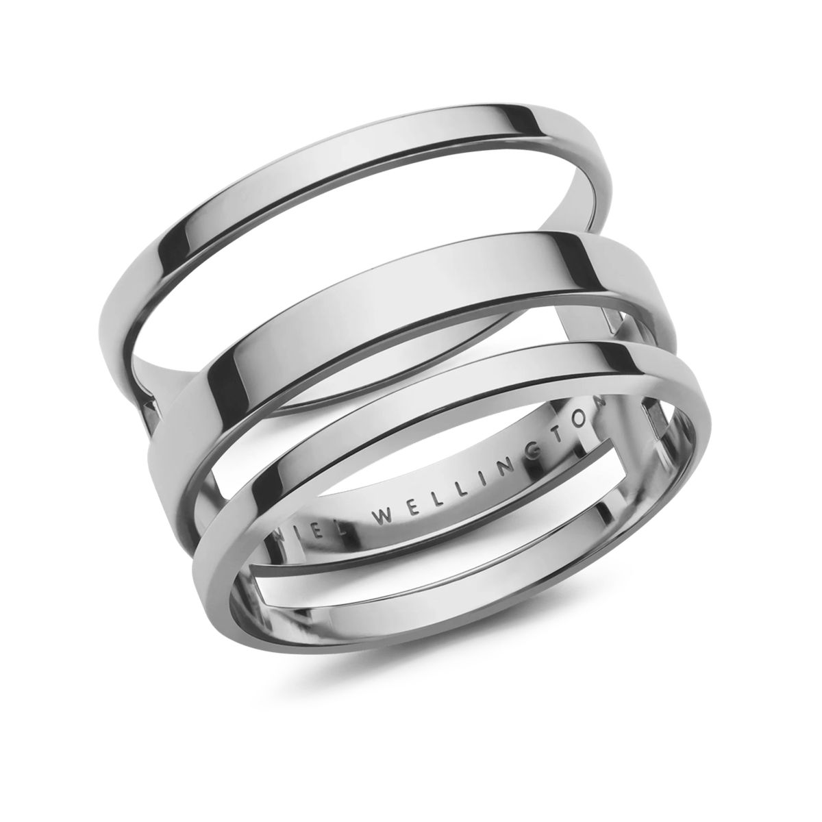 Elan Triad Statement Ring Silber