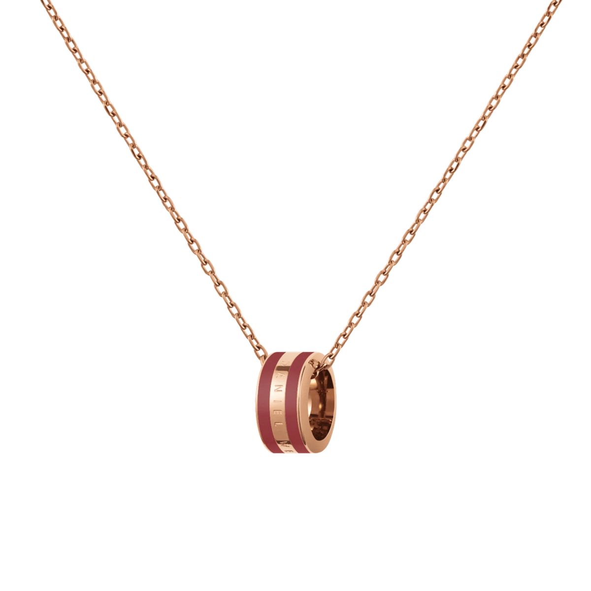 Minimalistische Halskette mit Ringanhänger