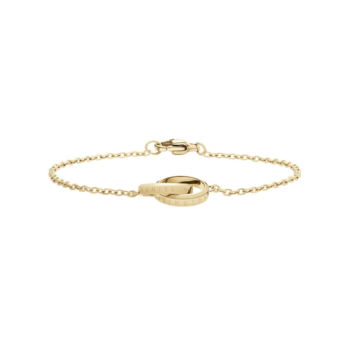 Elegantes, goldenes Interlock-Armband