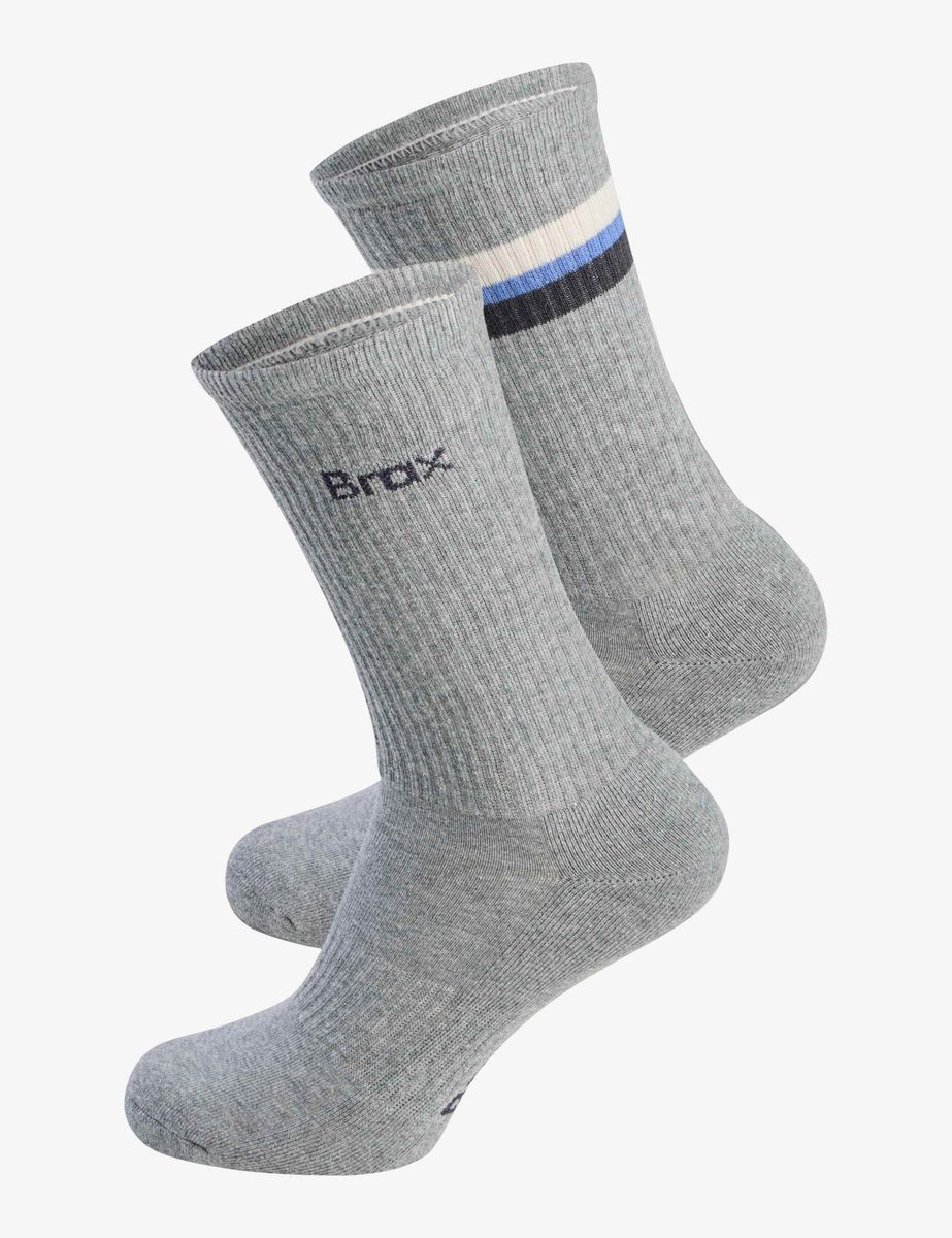 Herrensocken aus Baumwollmischgewebe mit Streifen
