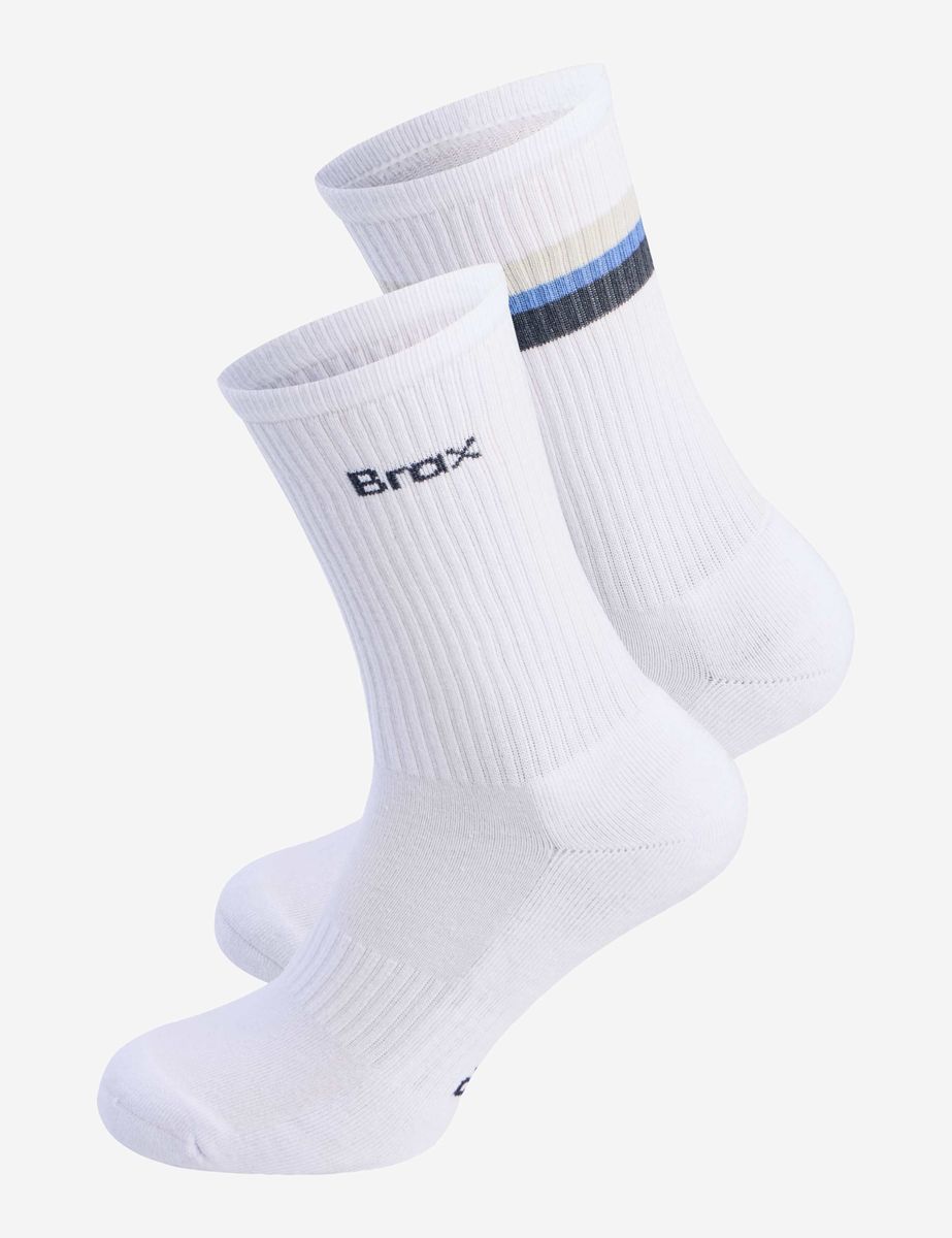Gerippte Freizeitsocken aus Baumwollmischung