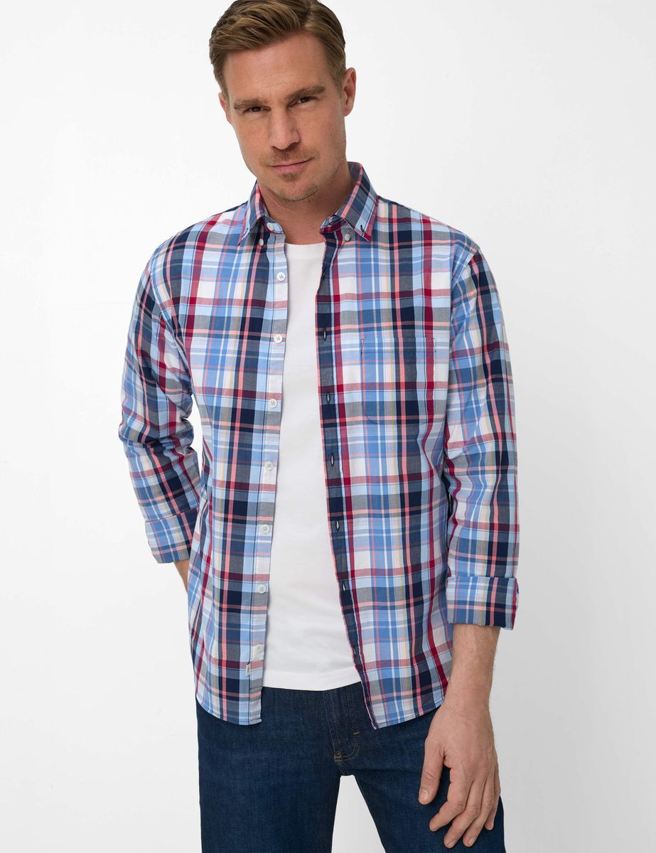 Herren Hemd mit Karomuster