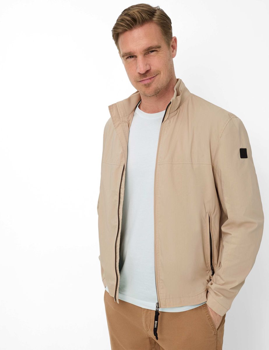 Herren Blouson Jacke aus leichtem Baumwollmischgewebe