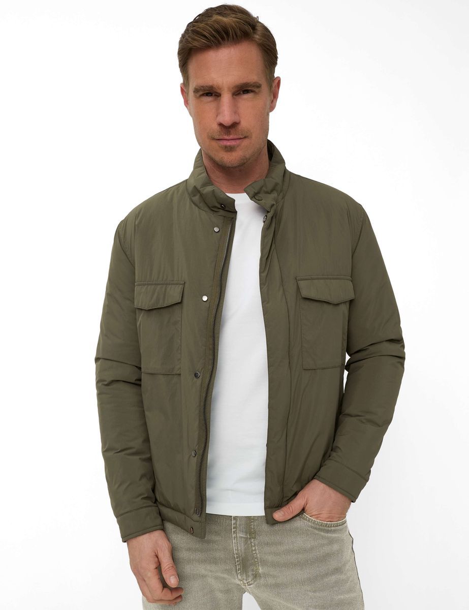 Herren Olivgrüne Allwetterjacke