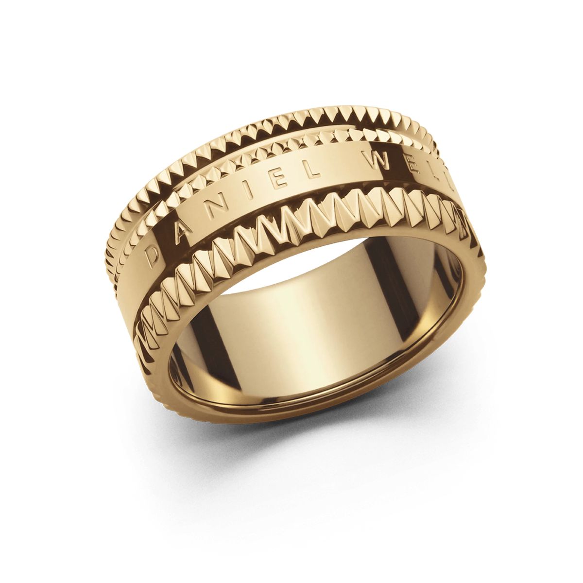 Klobiger minimalistischer Goldring