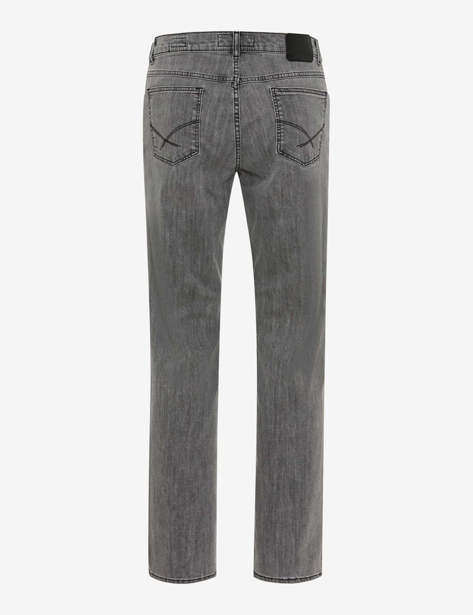 Herren Regular Fit Graue Denim Jeans