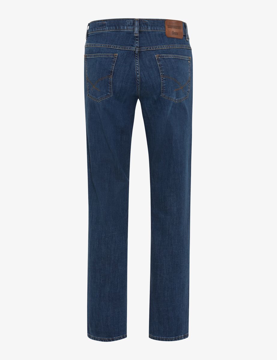 Herren Regular Fit Jeans in dunkler Waschung