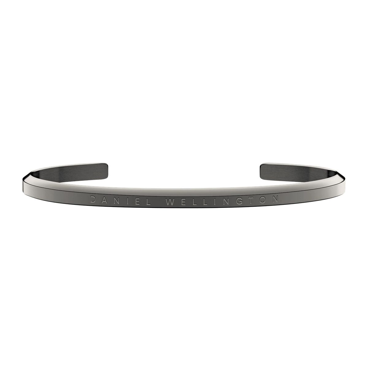 Minimalistisches Graphit Armreif-Armband
