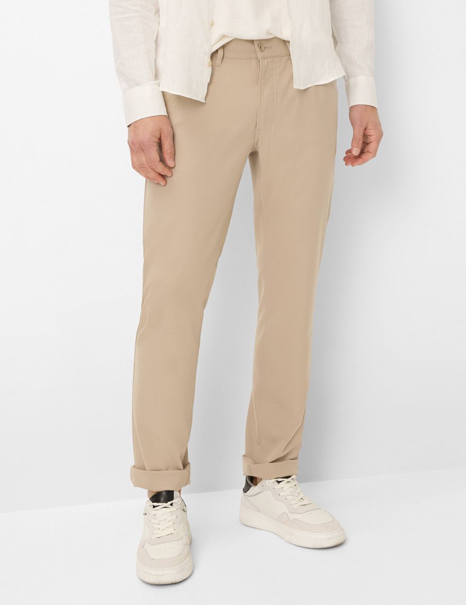 Moderne Beige Five-Pocket Hose