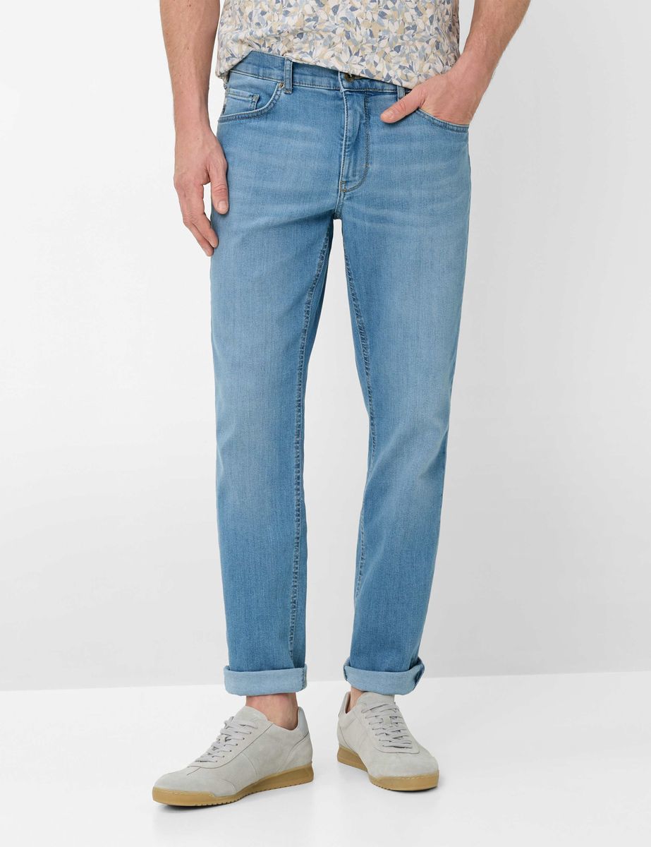 Herren Jeans Regular Fit in hellblauer Waschung