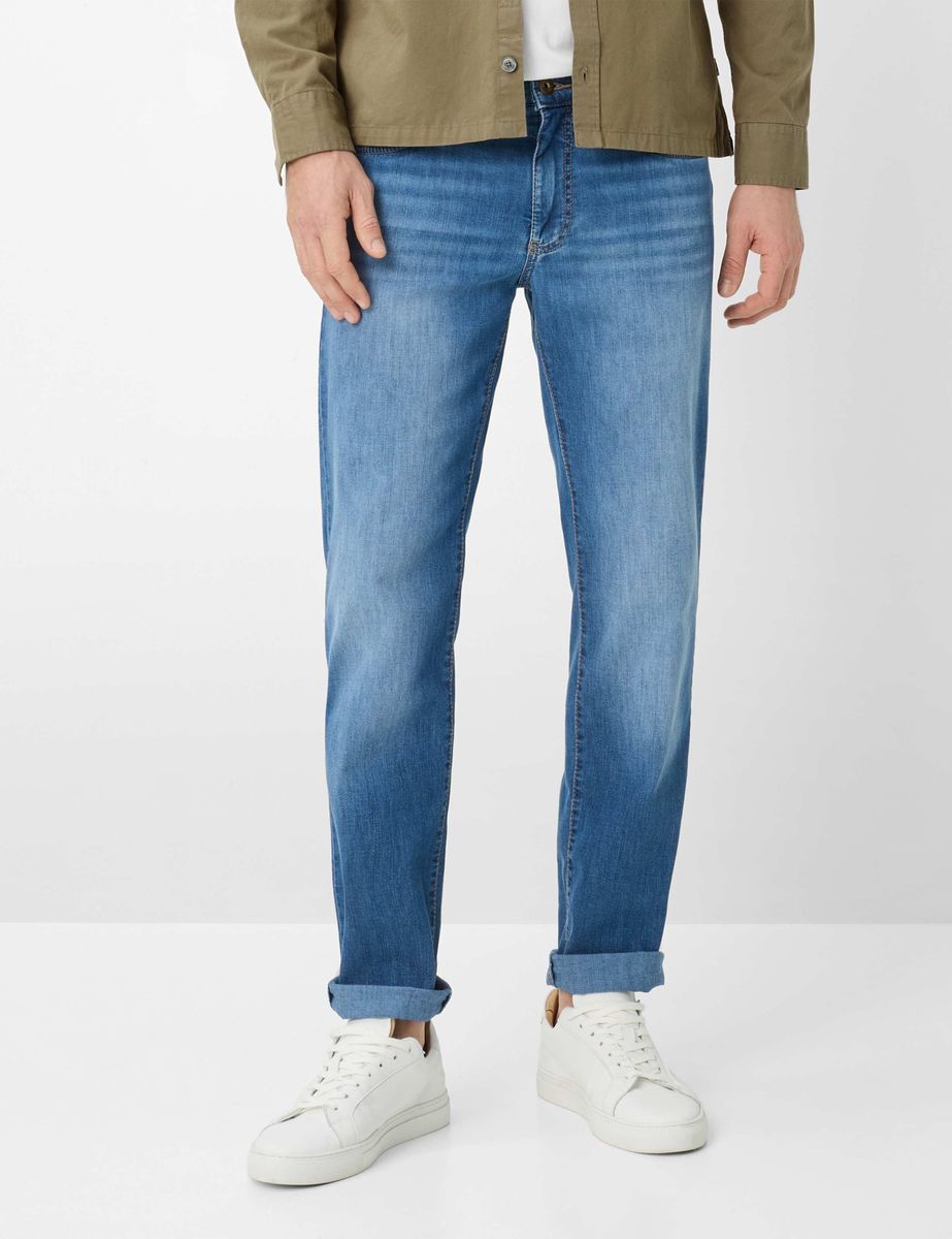 Herren Straight Fit Five-Pocket Jeans