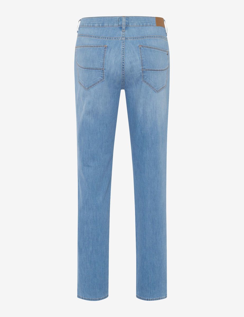 Herren Jeans in hellblauer Waschung mit geradem Schnitt
