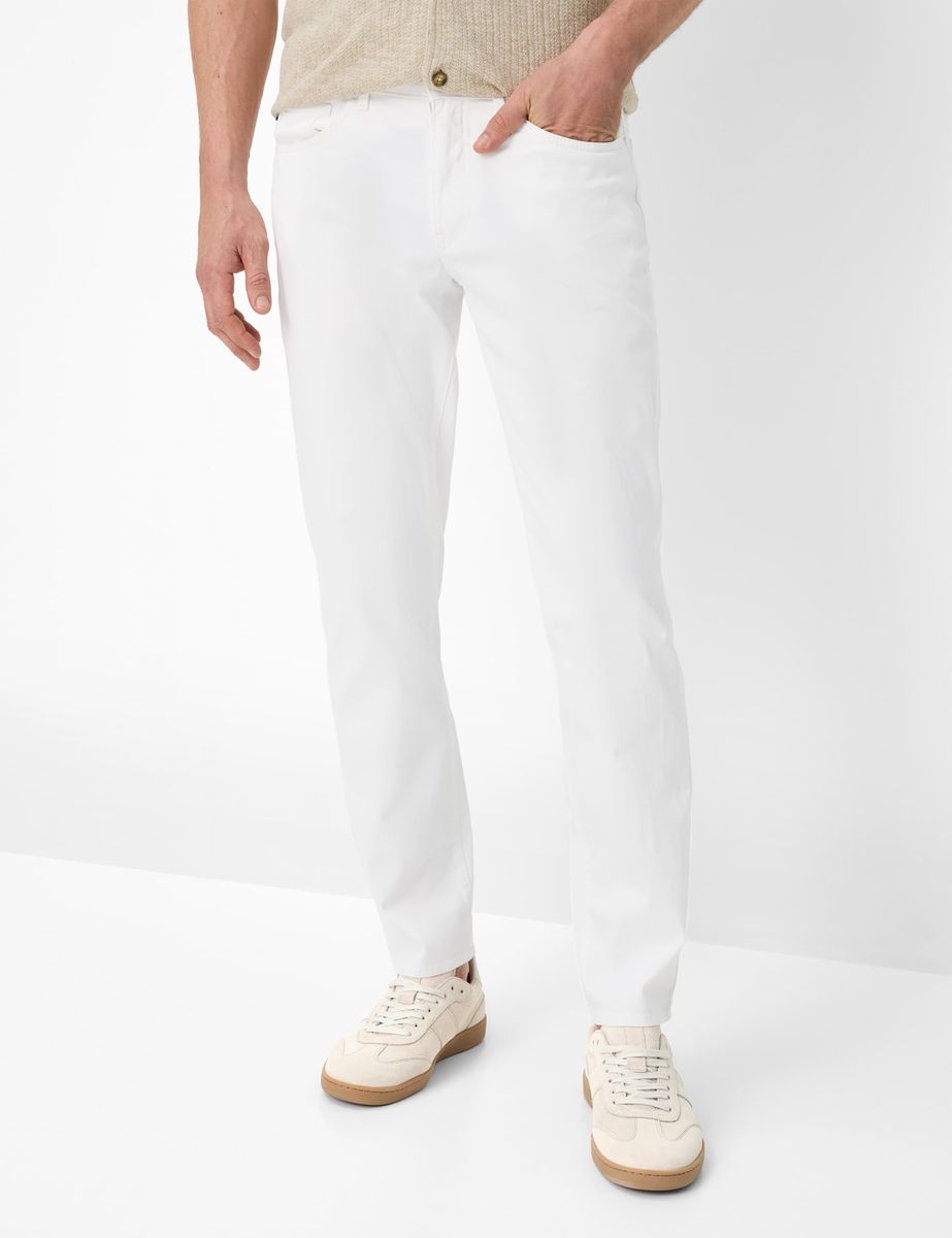 Herren Straight-Fit Jeans aus weißem Denim