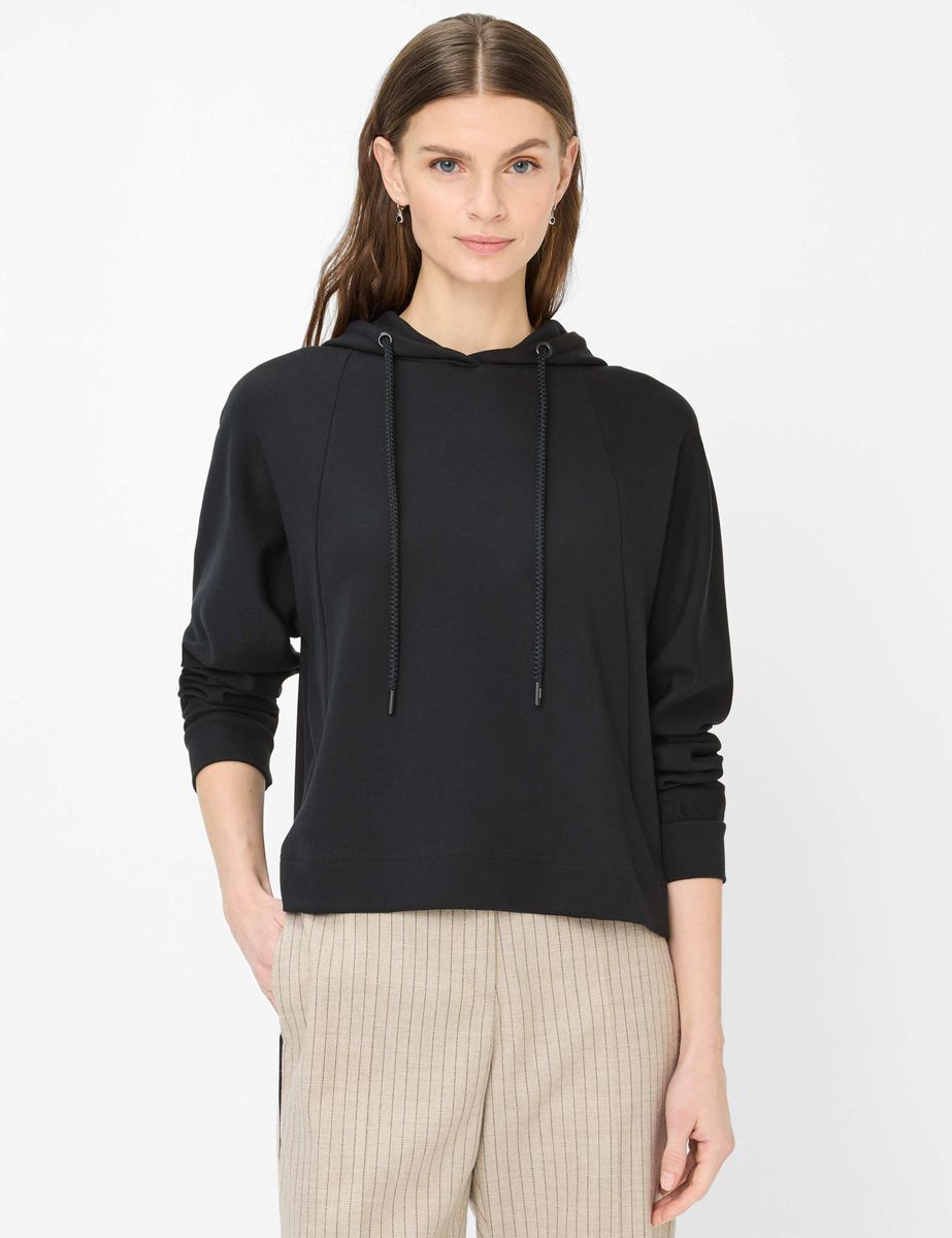 Damen Viskosemischung Kapuzenpullover